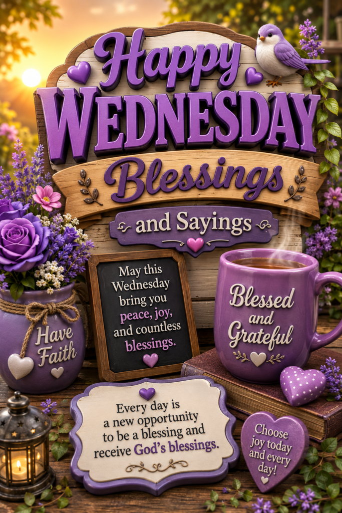 Happy Wednesday Blessings and Sayings