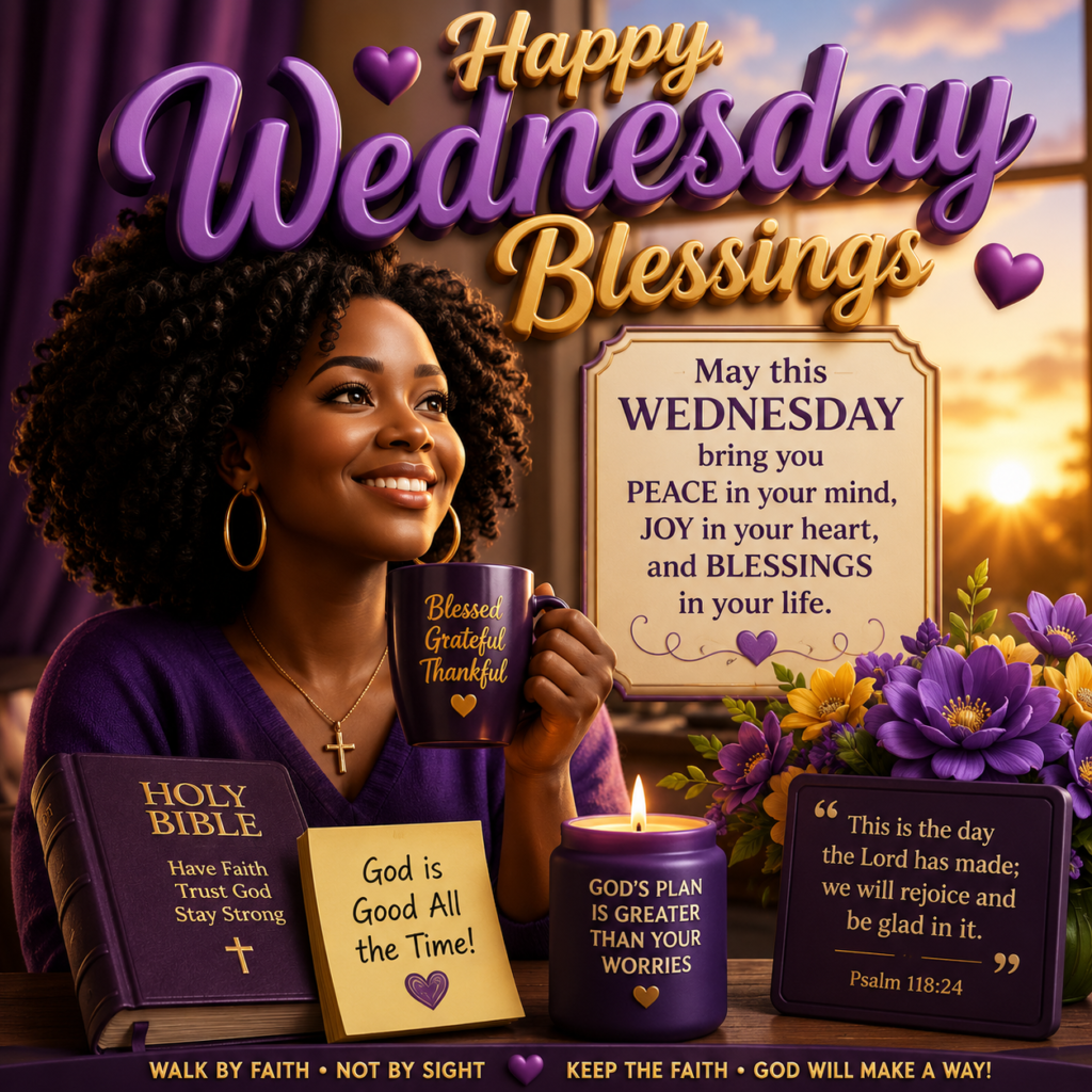 Uplifting African American Wednesday Blessings GIFs, Images & Quotes