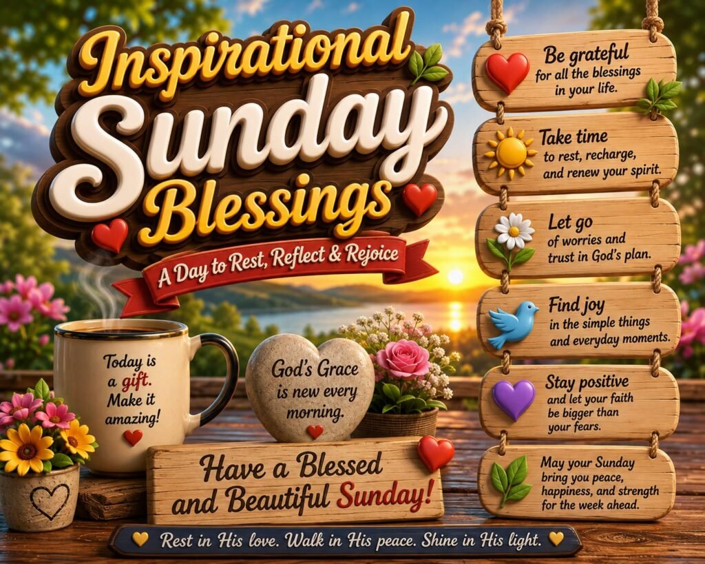 Inspirational Sunday Blessings