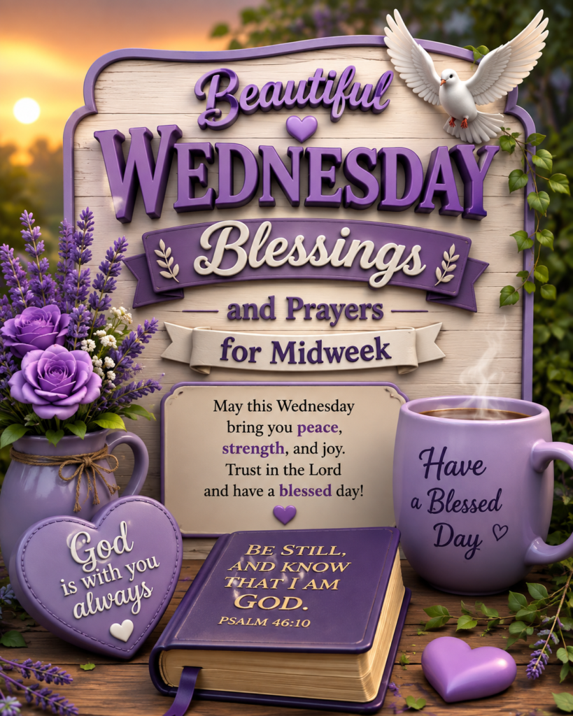 Beautiful Wednesday Blessings and Prayers for Midweek