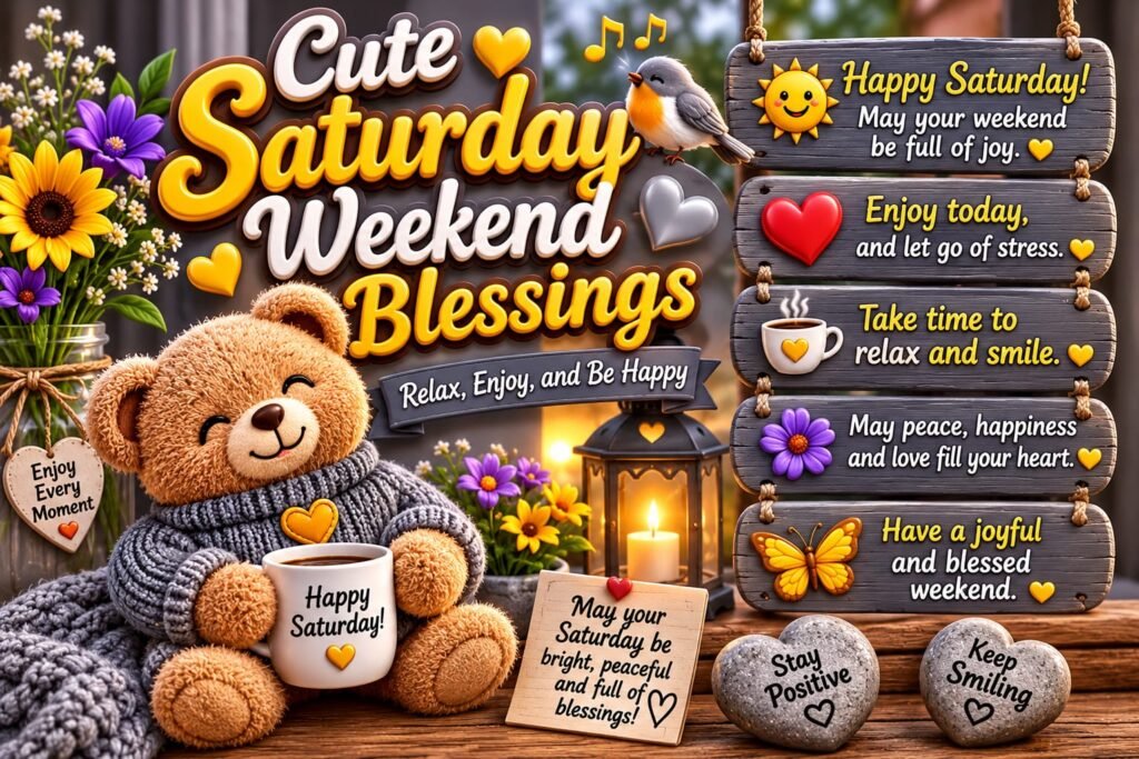 Cute Saturday Weekend Blessings