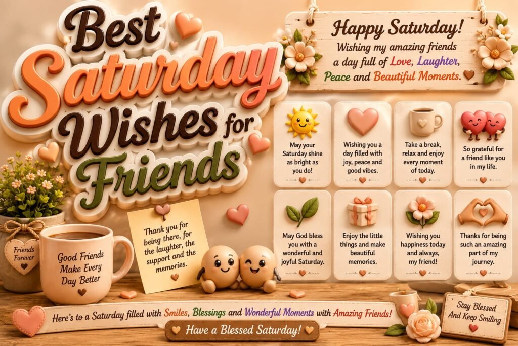Best Saturday Wishes for Friends