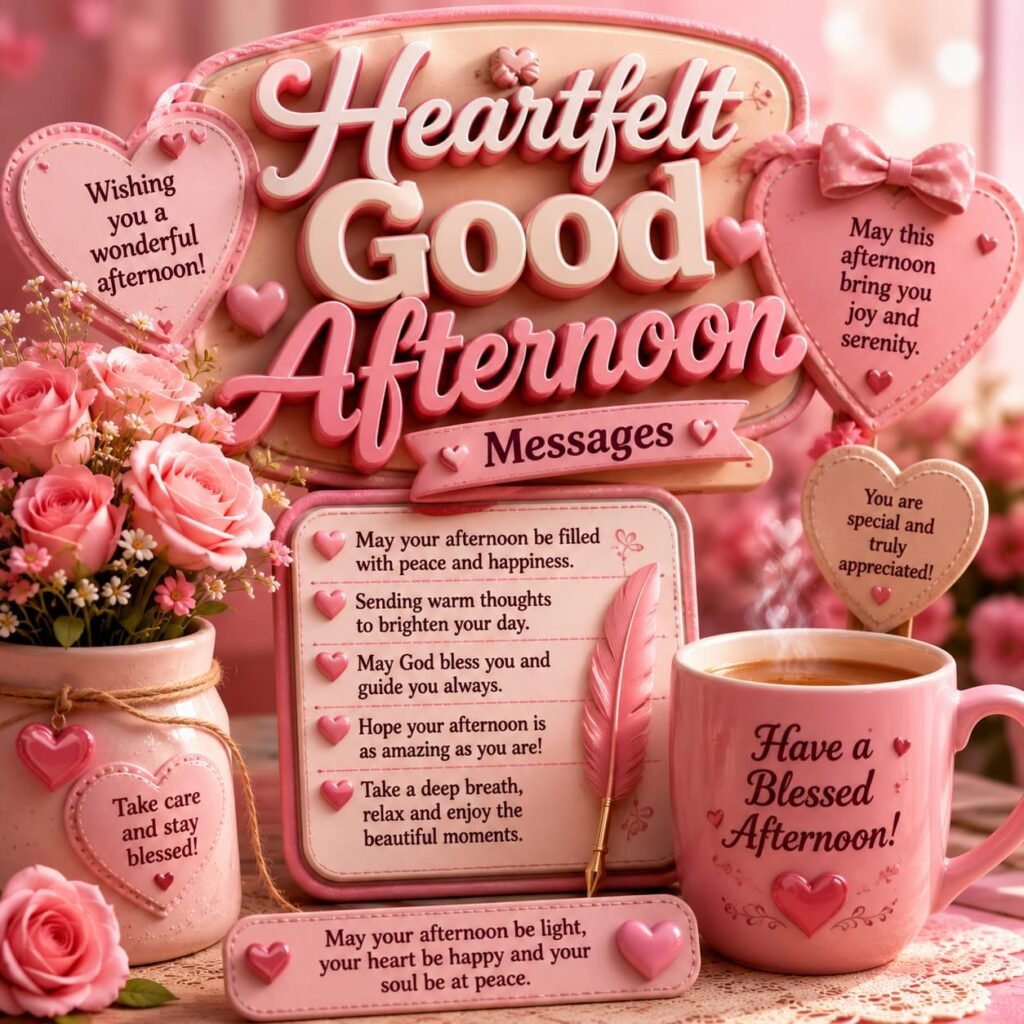 Heartfelt Good Afternoon Messages