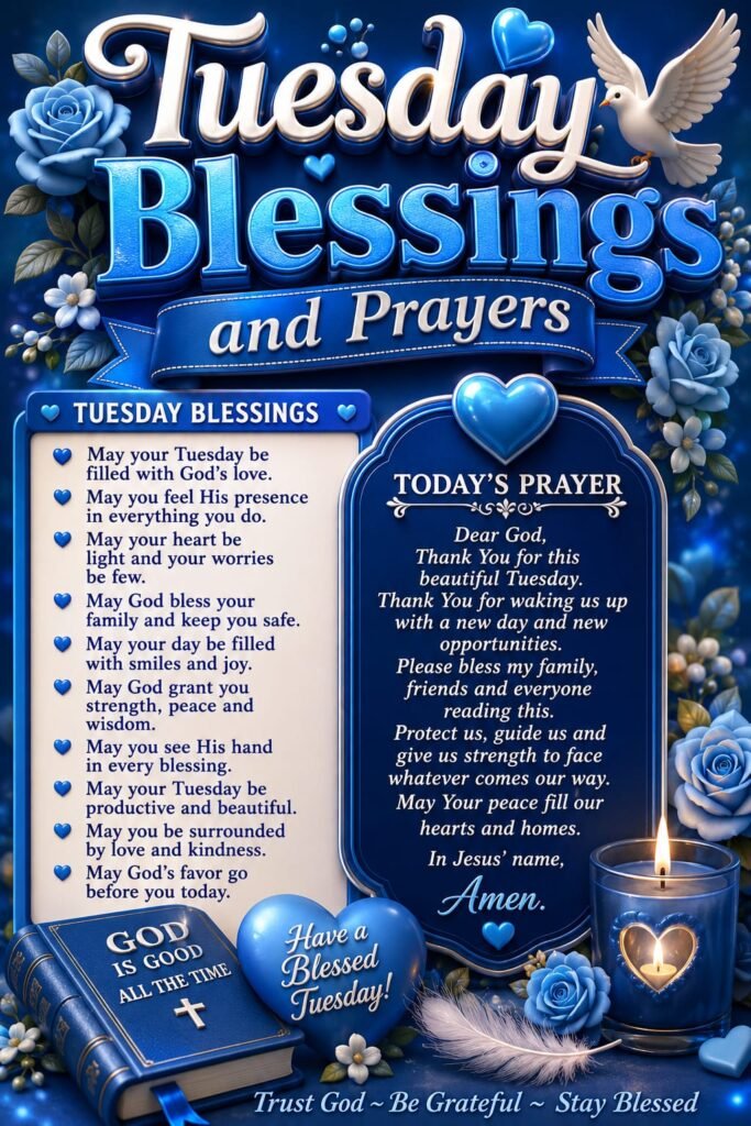 Tuesday Blessings and Prayers