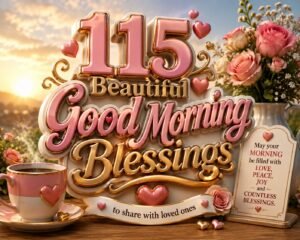 115 Beautiful Good morning Blessings to share with loved ones
