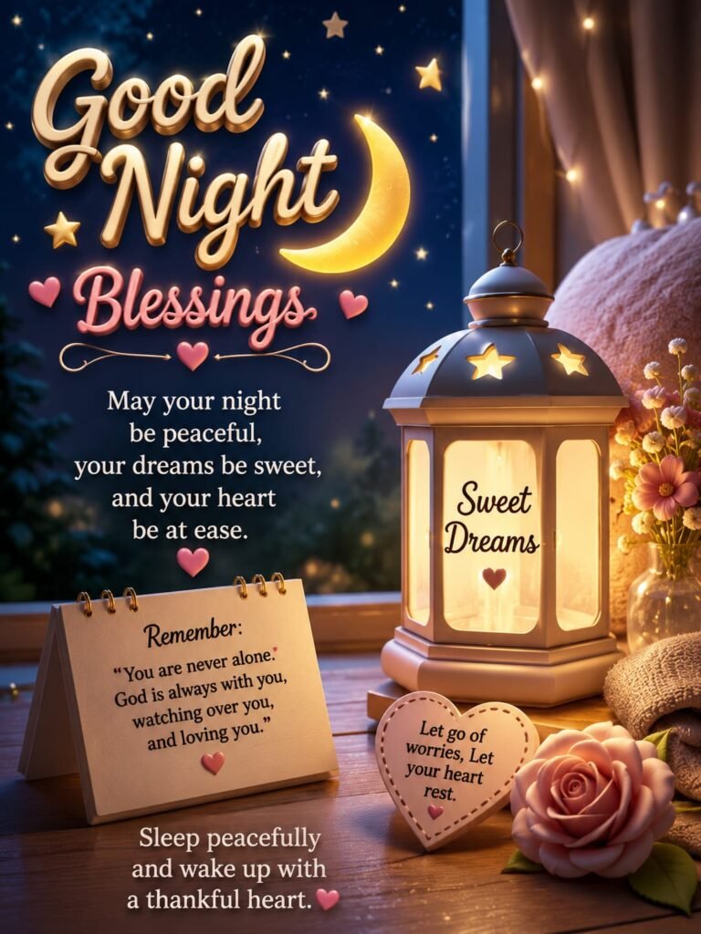 Good Night Blessings and Quotes for Sweet Dreams