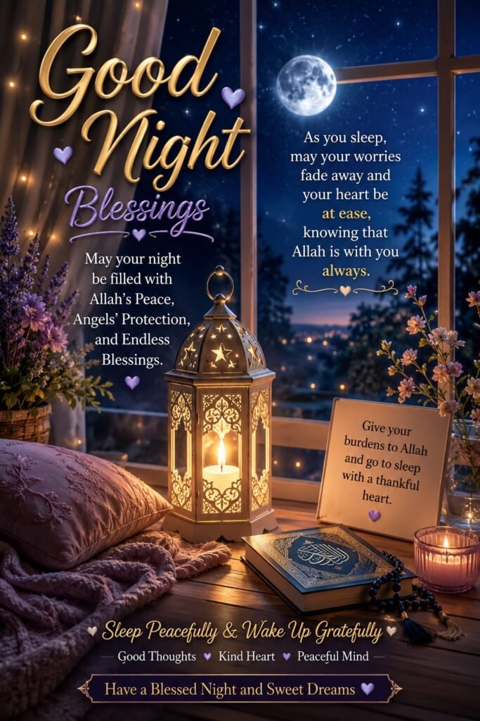 Good Night Blessings and Quotes for Sweet Dreams