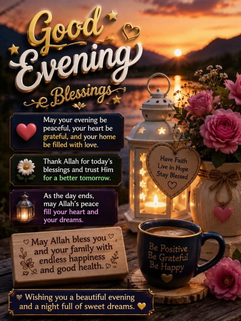 Good Evening Blessings Quotes