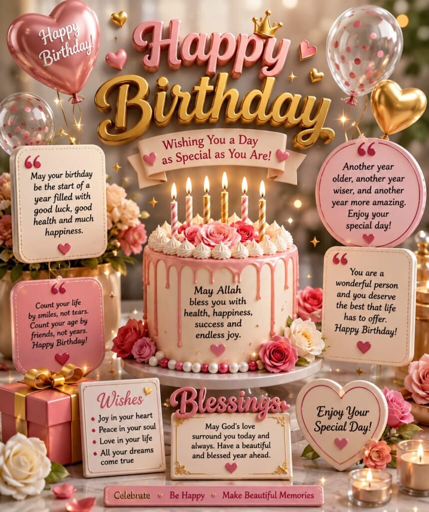 Happy Birthday Blessings, Quotes, Wishes, and Images