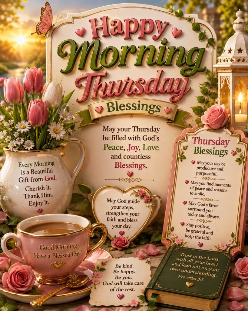Happy Good Morning Thursday Blessings, Greetings, Quotes & Morning Prayers