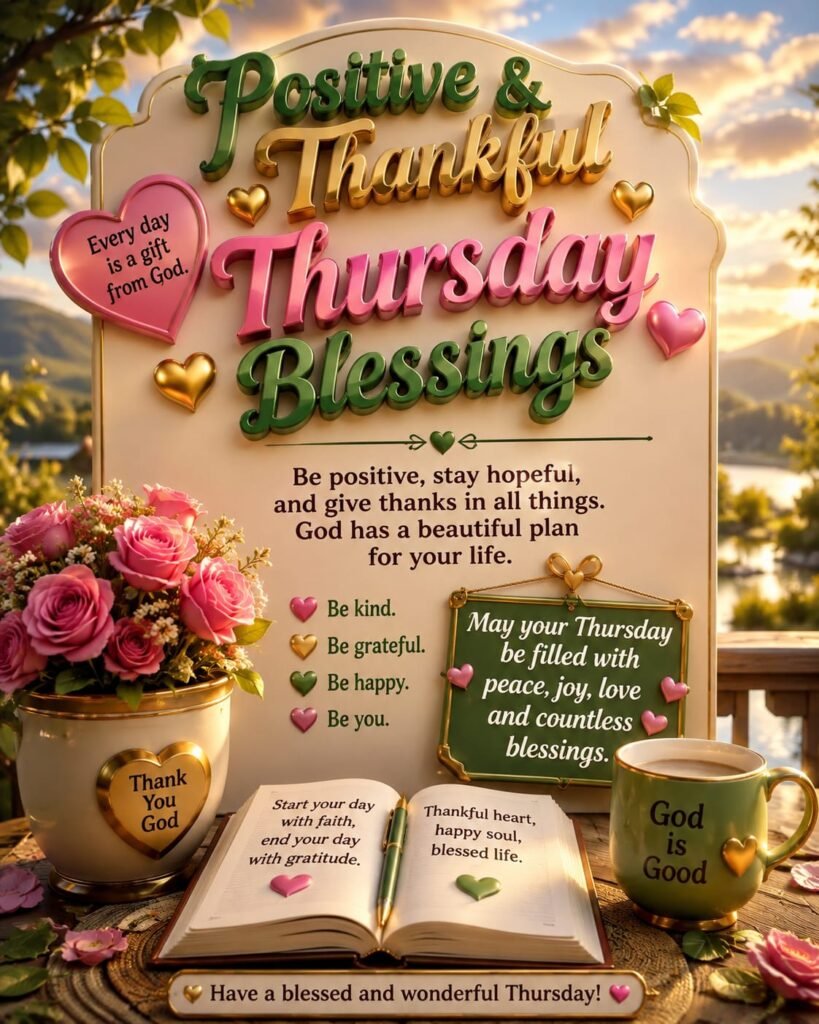 Positive & Thankful Thursday Blessings