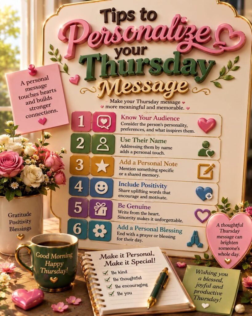 Tips to Personalize Your Thursday Messages