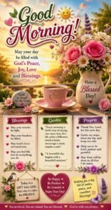 Good Morning Blessings, Quotes, and Prayers for a Happy Day