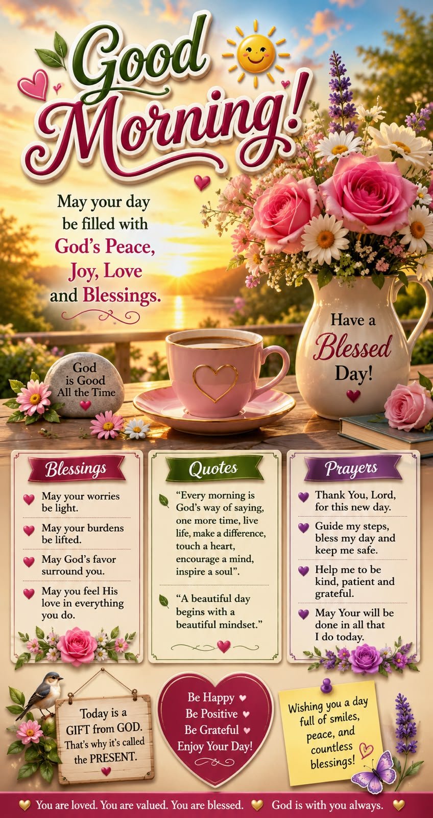 Good Morning Blessings, Quotes, and Prayers for a Happy Day