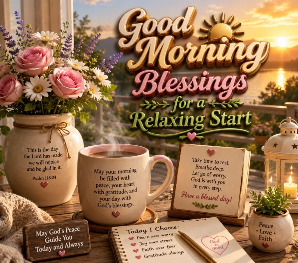 Good Morning Blessings for a Relaxing Start