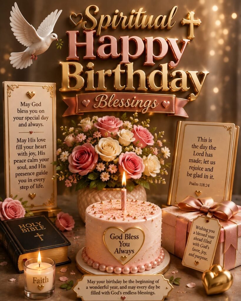 Spiritual Happy Birthday Blessings
