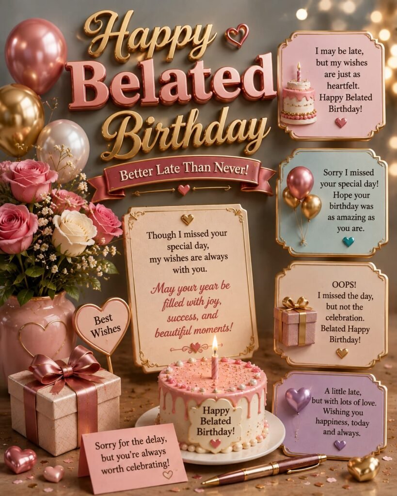 Happy Belated Birthday Quotes