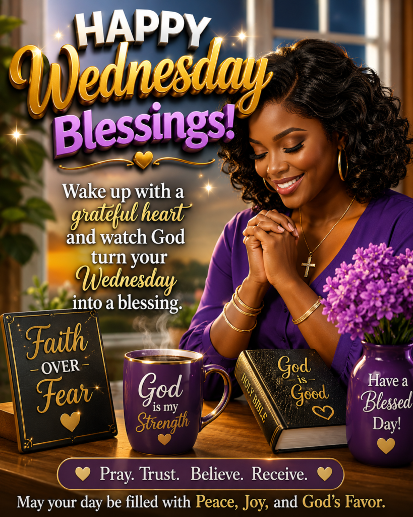 Inspirational African American Morning Wednesday Blessings