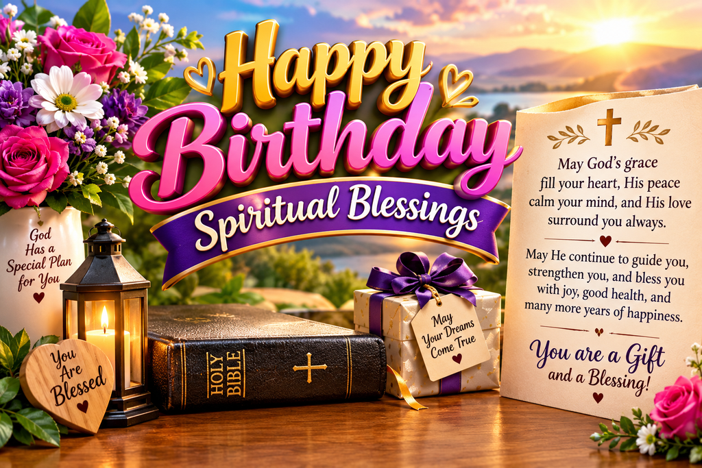 Spiritual Happy Birthday Blessings