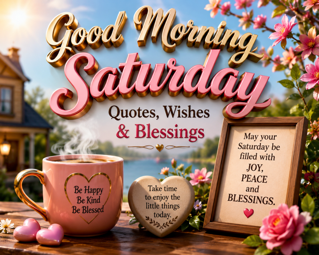 Beautiful Images of Good Morning Saturday – Quotes, Wishes & Blessings