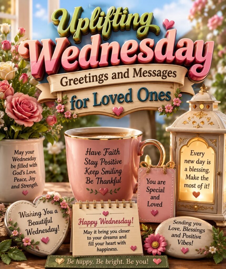Uplifting Wednesday Greetings and Messages for Loved Ones