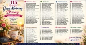 115 Beautiful Good morning Blessings to Share With Loved Ones