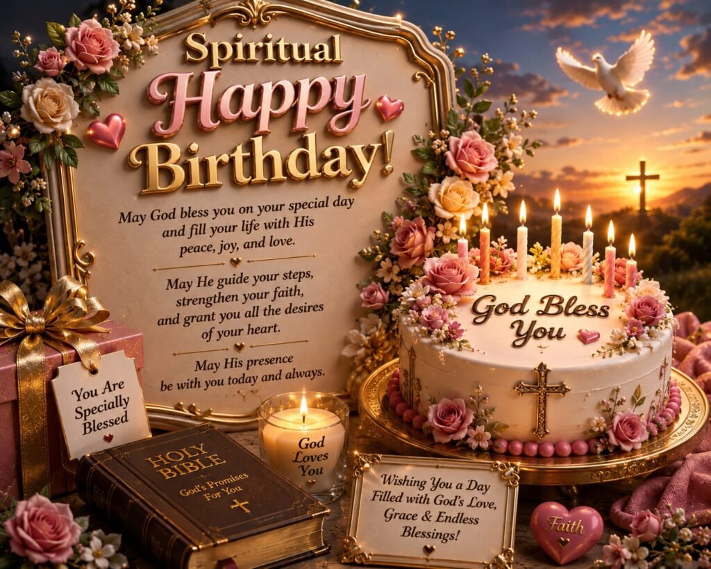Spiritual Happy Birthday Blessings