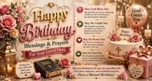 Happy Birthday Blessings And Prayers For Your Loved Ones