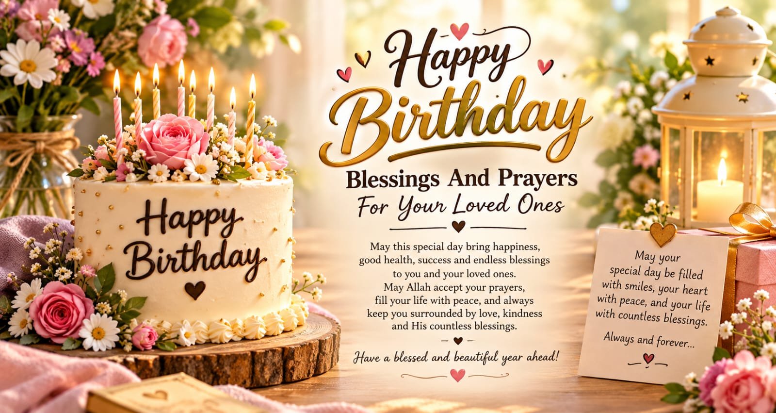 Happy Birthday Blessings And Prayers For Your Loved Ones