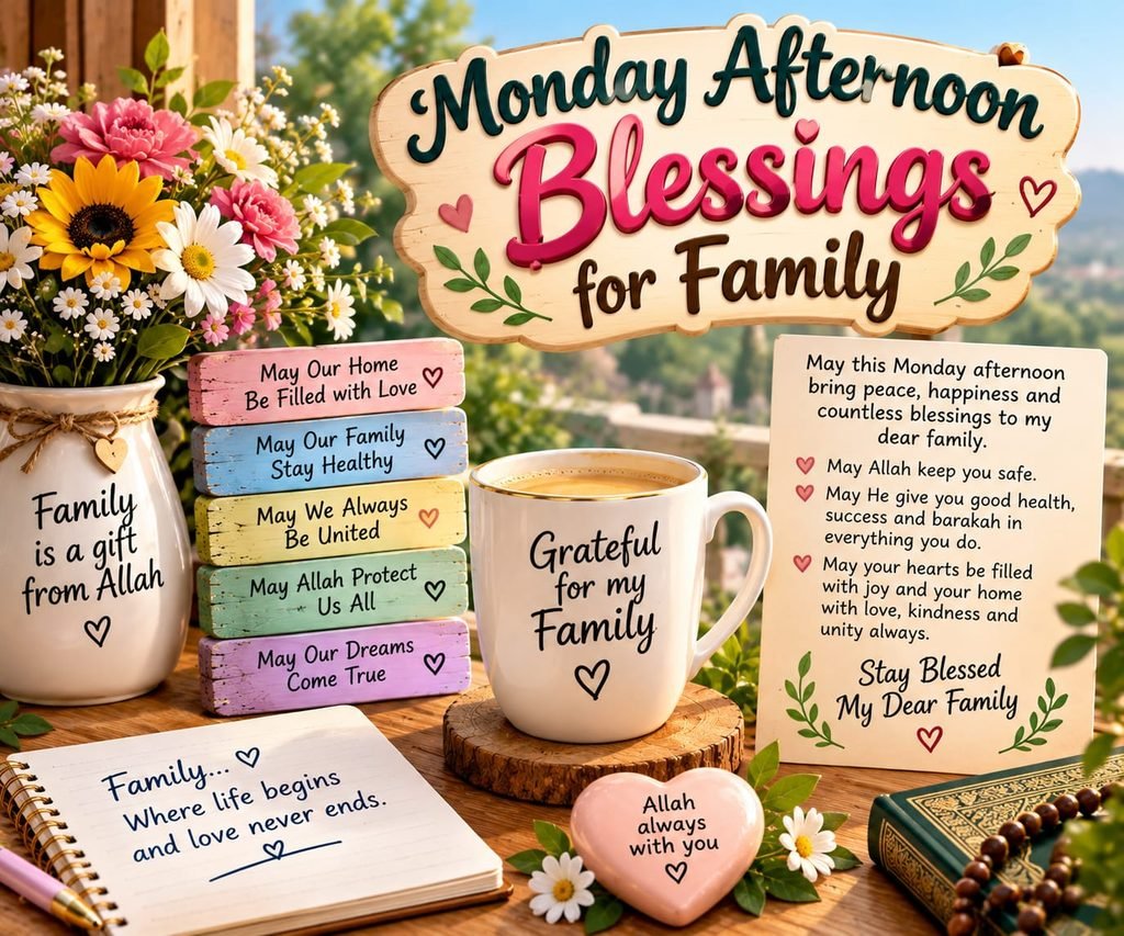 Monday Afternoon Blessings for Family