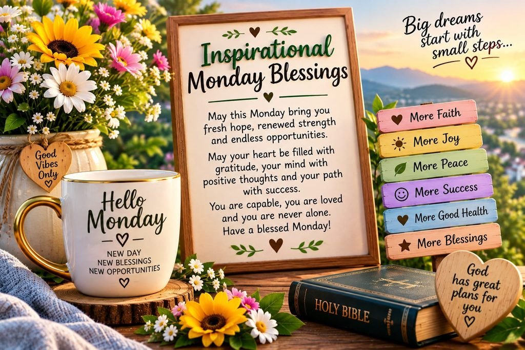 Inspirational Monday Blessings
