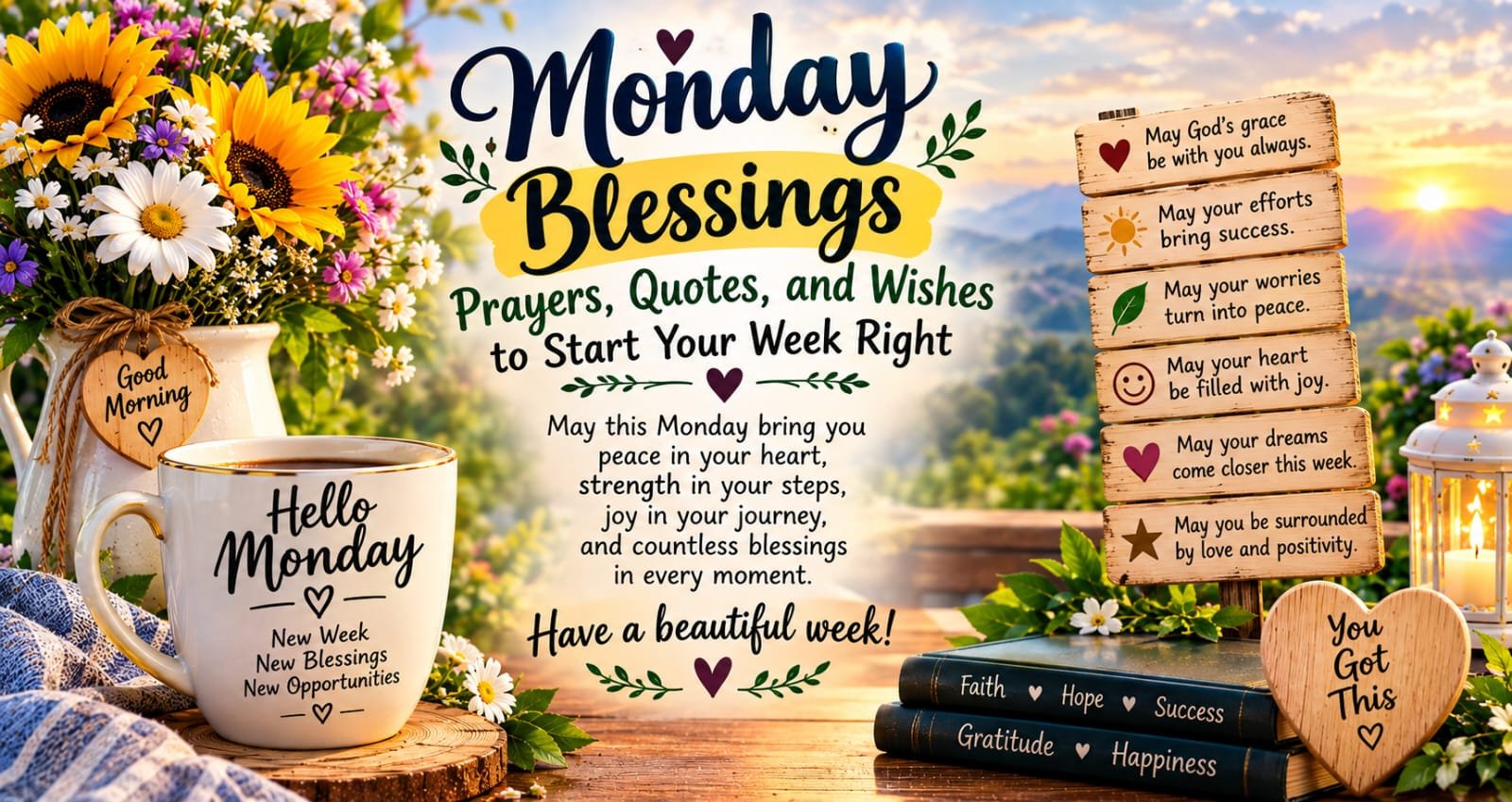 Monday Blessings, Prayers, Quotes, and Wishes to Start Your Week Right