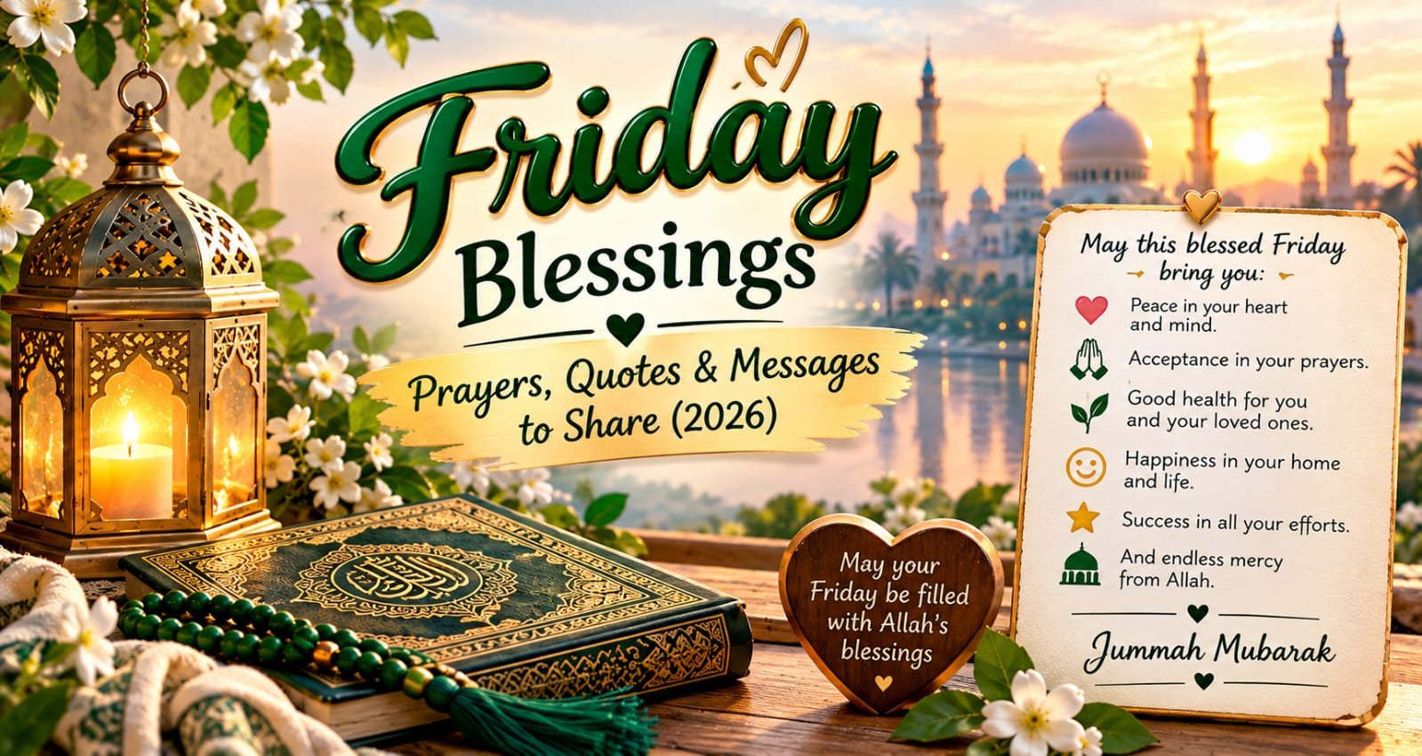 Friday Blessings: Prayers, Quotes & Messages to Share (2026)