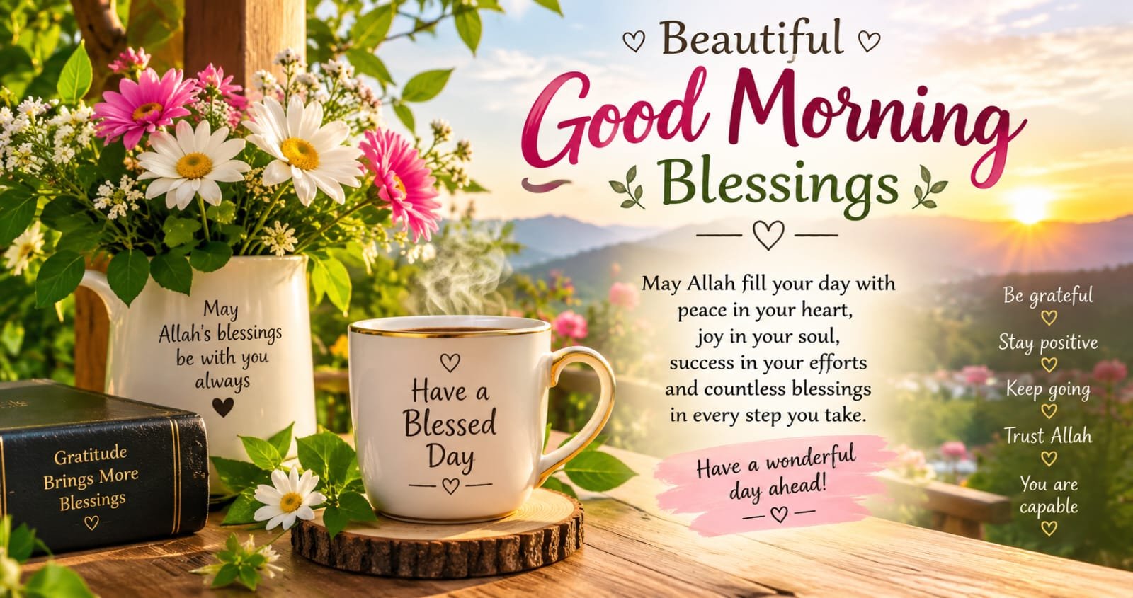 Beautiful Good Morning Blessings with Images