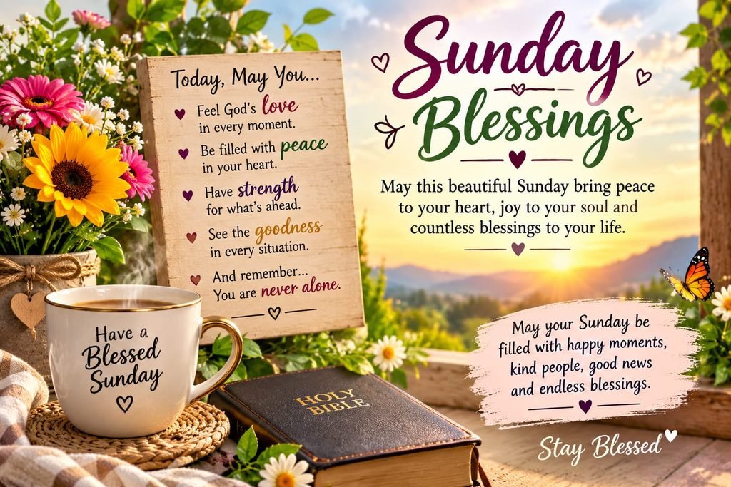Sunday Blessings Quotes & Messages to Share with Loved Ones