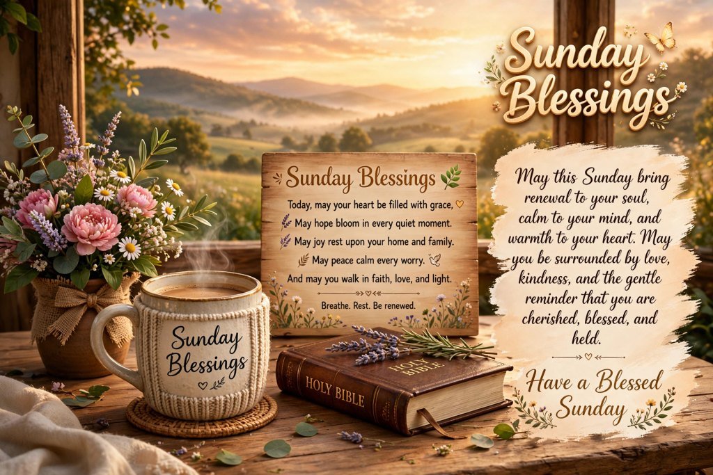 50 Inspirational Sunday Blessings Quotes