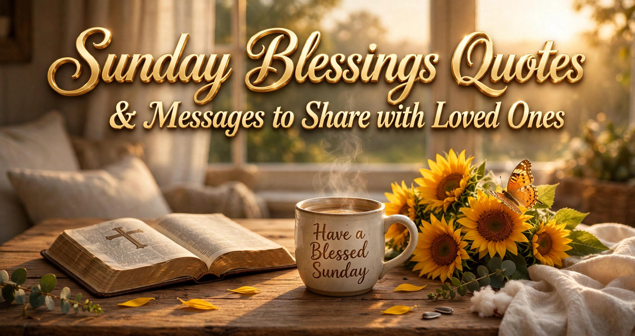 Sunday Blessings Quotes & Messages to Share with Loved Ones
