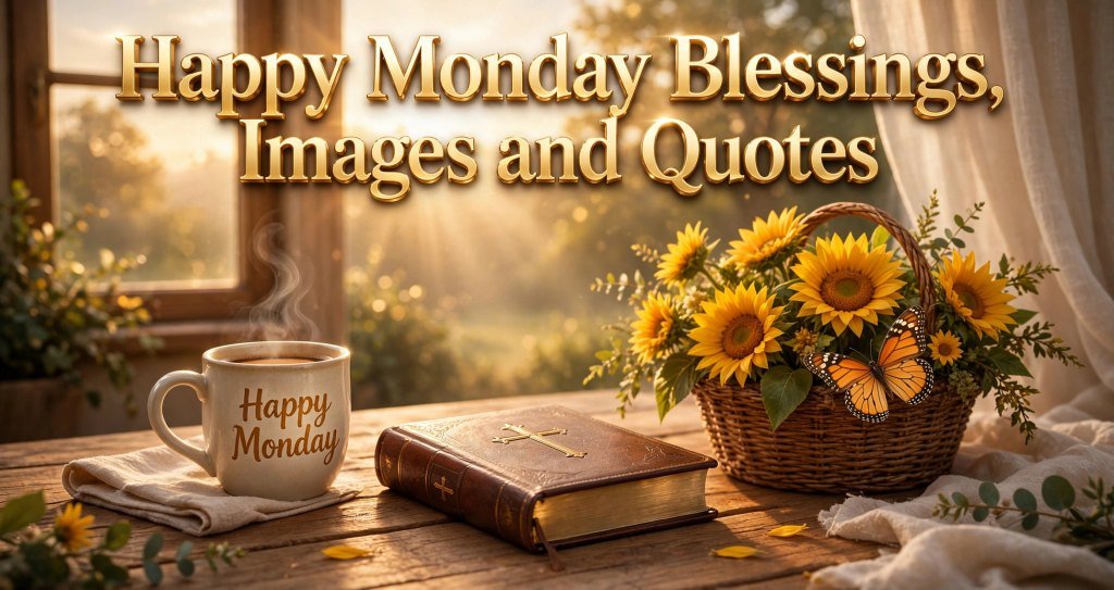 Happy Monday Blessings,Images and Quotes