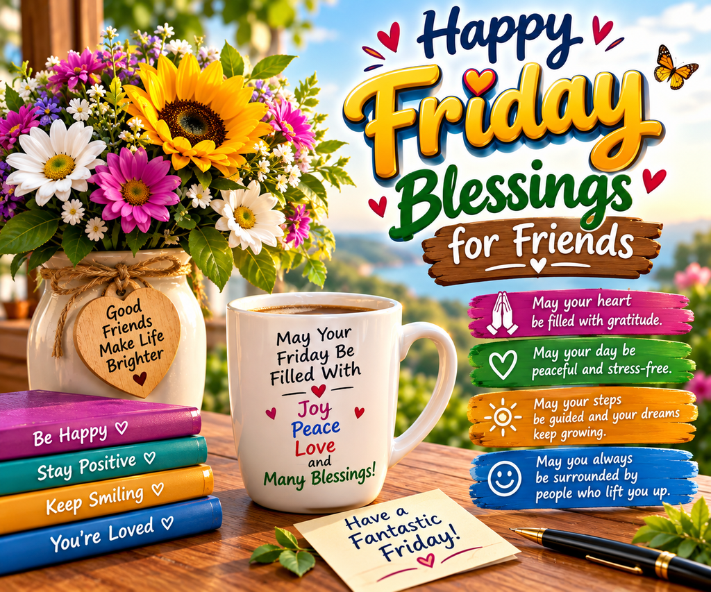 Happy Friday Blessings for Friends