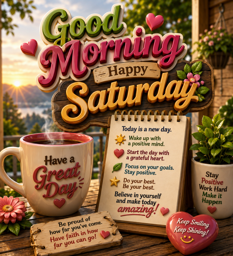 Good Morning Saturday Images with Motivational Quotes
