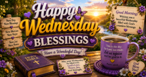 Happy Wednesday Blessings​ Images, Quotes & Greetings