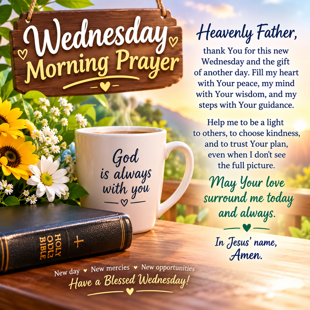 Wednesday Morning Prayer
