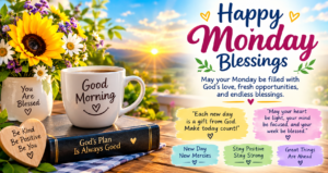 Happy Monday Blessings,Images and Quotes