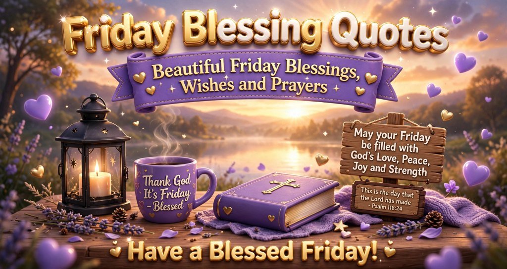 Friday Blessing Quotes: Beautiful Friday Blessings, Wishes and Prayers