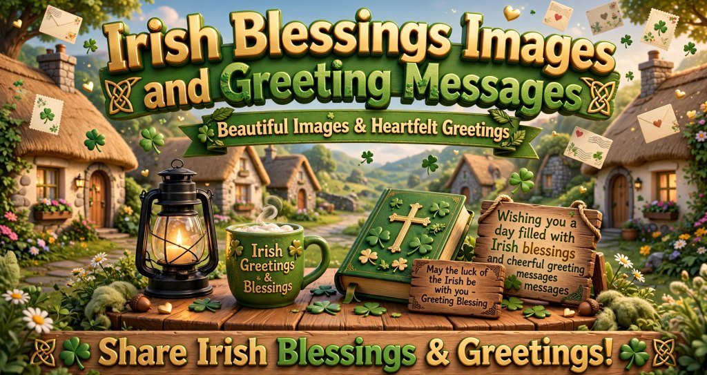 Irish Blessings Images and Greeting Messages
