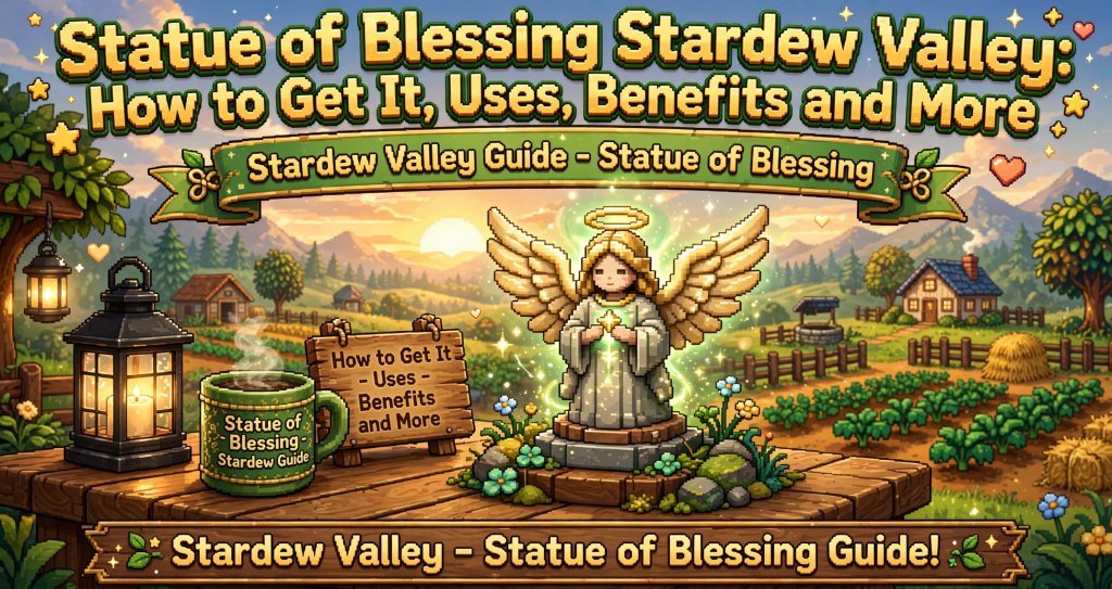 Statue of Blessing Stardew Valley: How to Get It, Uses, Benefits and More