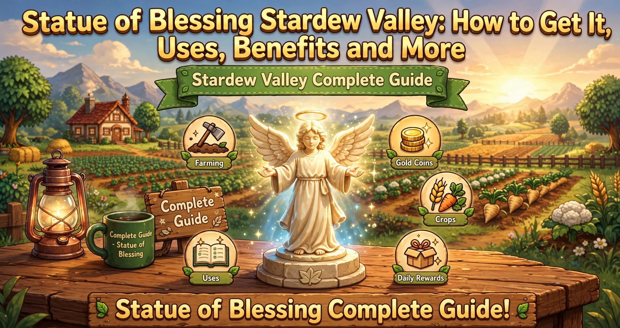 Statue of Blessing Stardew Valley: How to Get It, Uses, Benefits and More