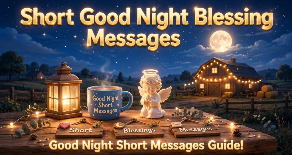 Short Good Night Blessing Messages