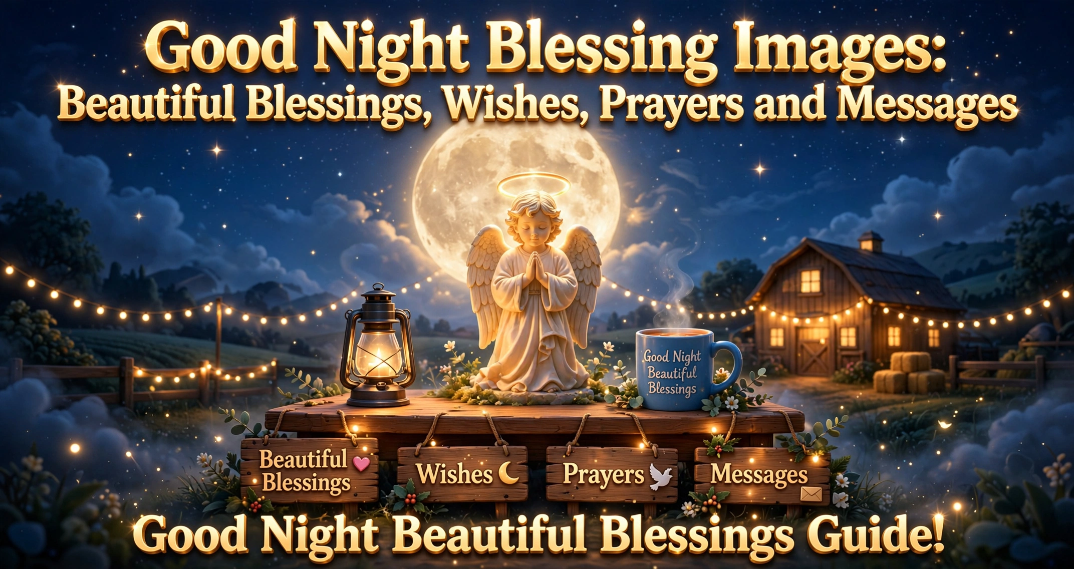 Good Night Blessing Images: Beautiful Blessings, Wishes, Prayers and Messages
