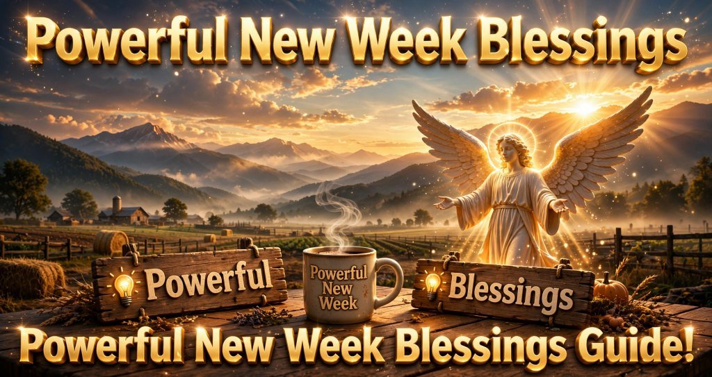 Powerful New Week Blessings